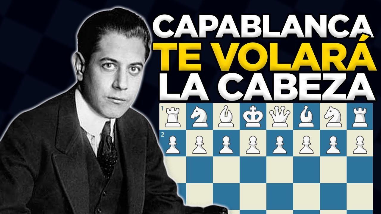 ESTA es la MEJOR PARTIDA DE AJEDREZ de JOSE RAUL CAPABLANCA😱(Campeón Mundial LEGENDARIO)