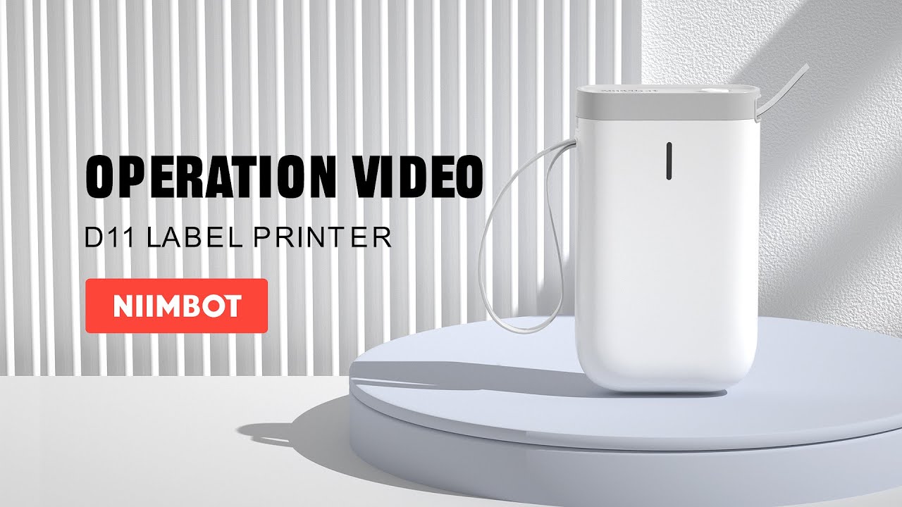 D11 Label Printer Tutorial - How to use D11 label maker & NIIMBOT App