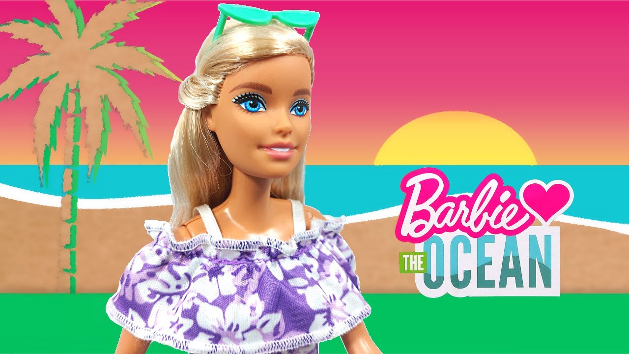 BARBIE LOVES THE OCEAN 💙 - PLÁSTICO DEL OCEANO SE CONVIERTE EN MUÑECA! #barbie #barbielovestheocean