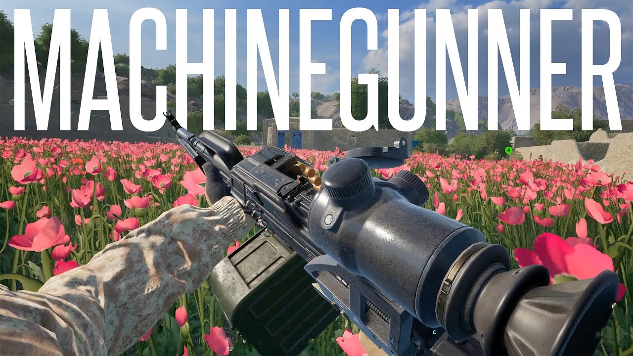 CHAOTIC MACHINEGUNNER FIREFIGHTS - SQUAD 40 vs 40 Realistic Gameplay
