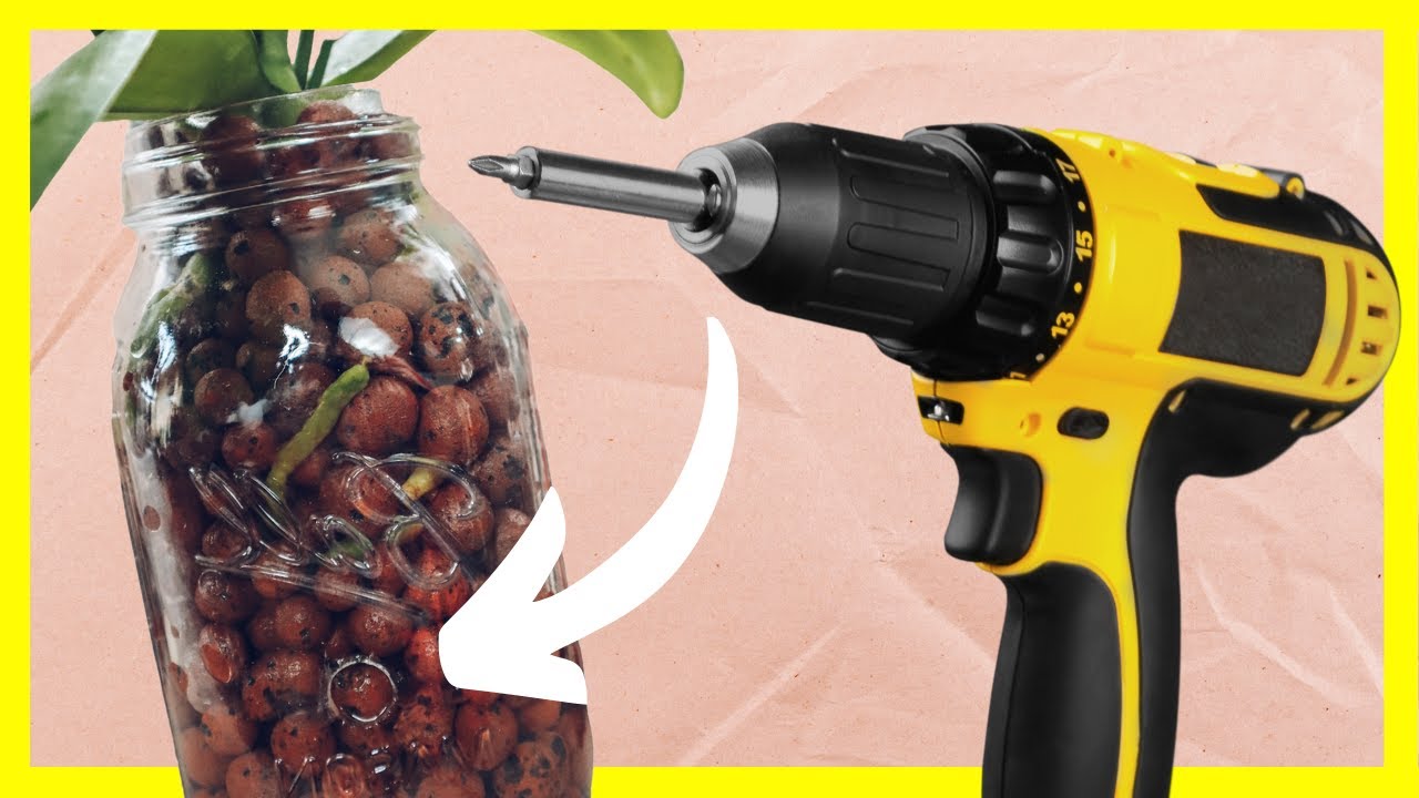 How to Easily Drill a Hole in Glass for LECA / Semi-hydroponics