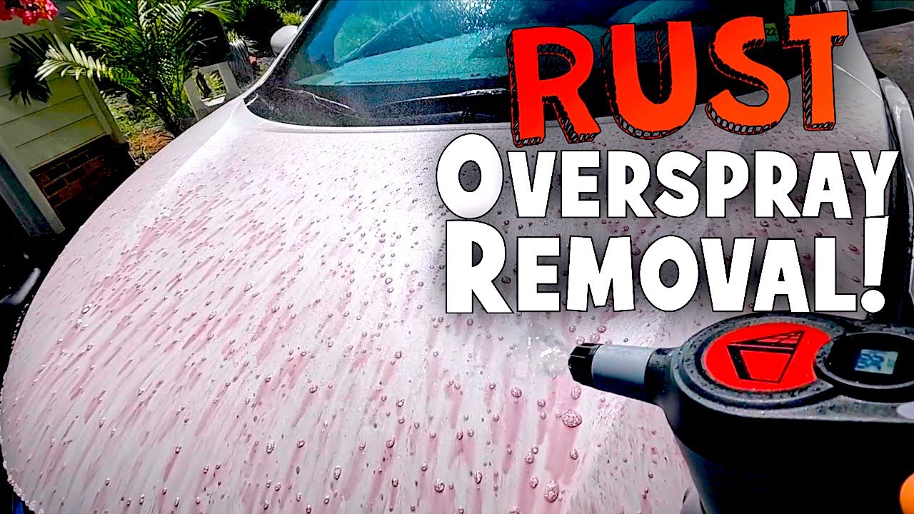 Horrible Rust Overspray Removal Again! #detailingtips #detailing