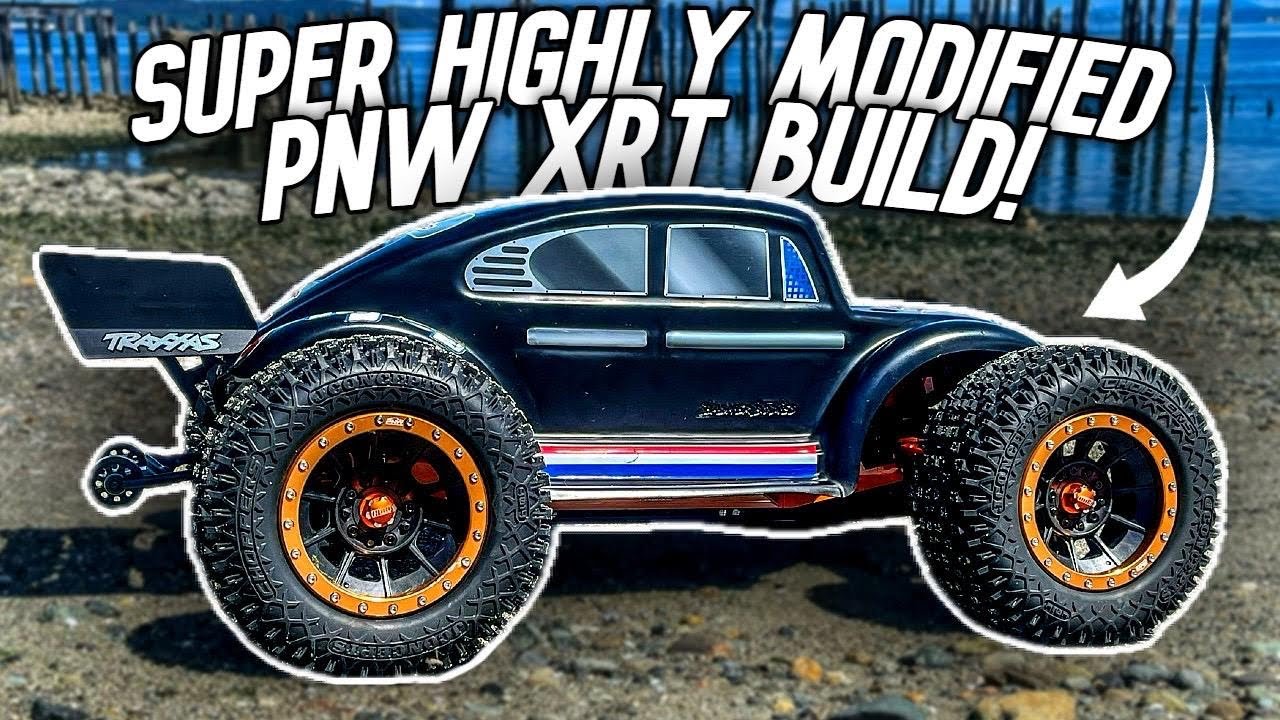 BASHERBUG СУПЕР МОДИФИЦИРОВАННАЯ СБОРКА TRAXXAS XRT 8S #BasherBodies #Jconcpets #Pnwrcmadness