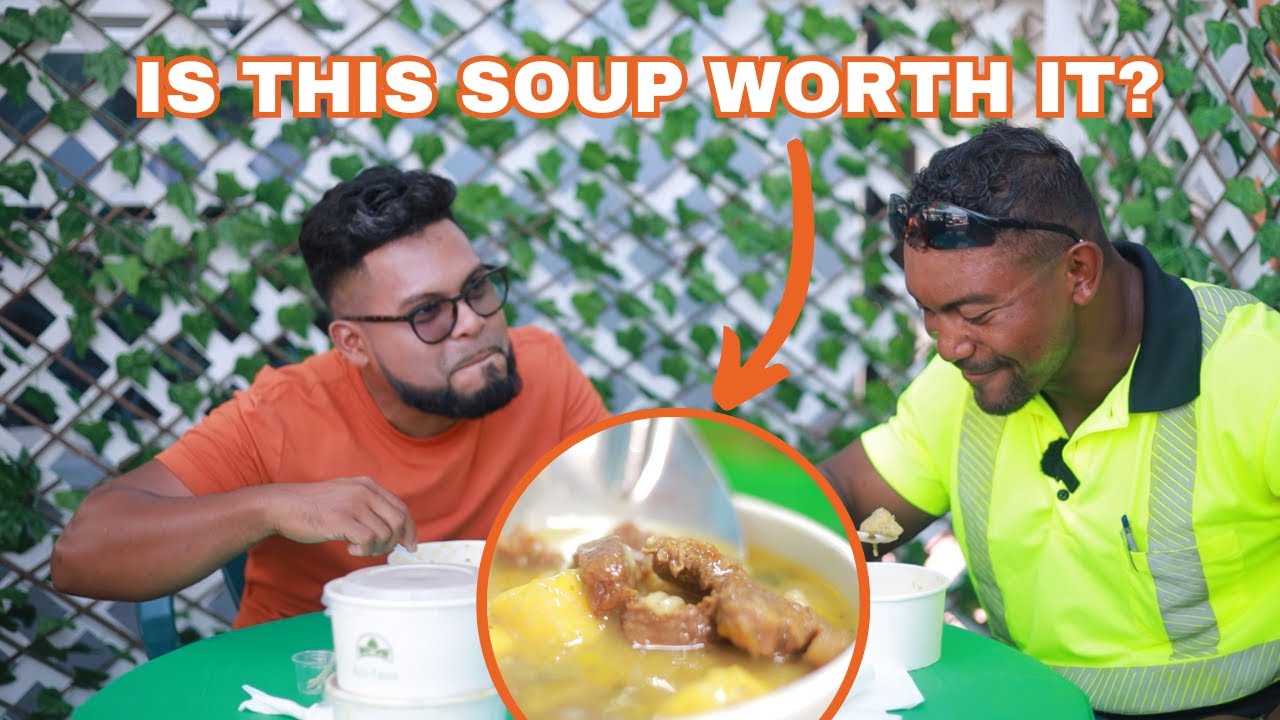 Can 'De Soup Spot' in GT Satisfy Your Soup Craving? Ft. Guyana's Strongest Man | Big Bites EP47