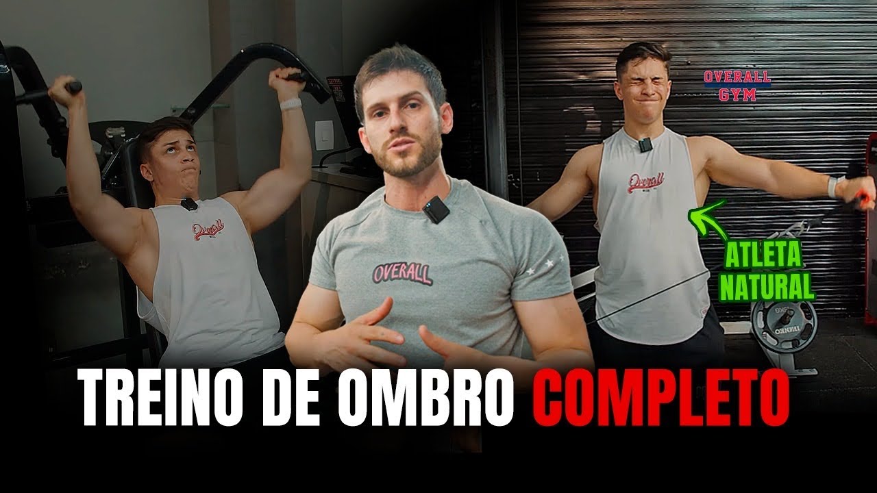 DESENVOLVA O SEU OMBRO AGORA! | Treino completo - Atleta natural 🌱
