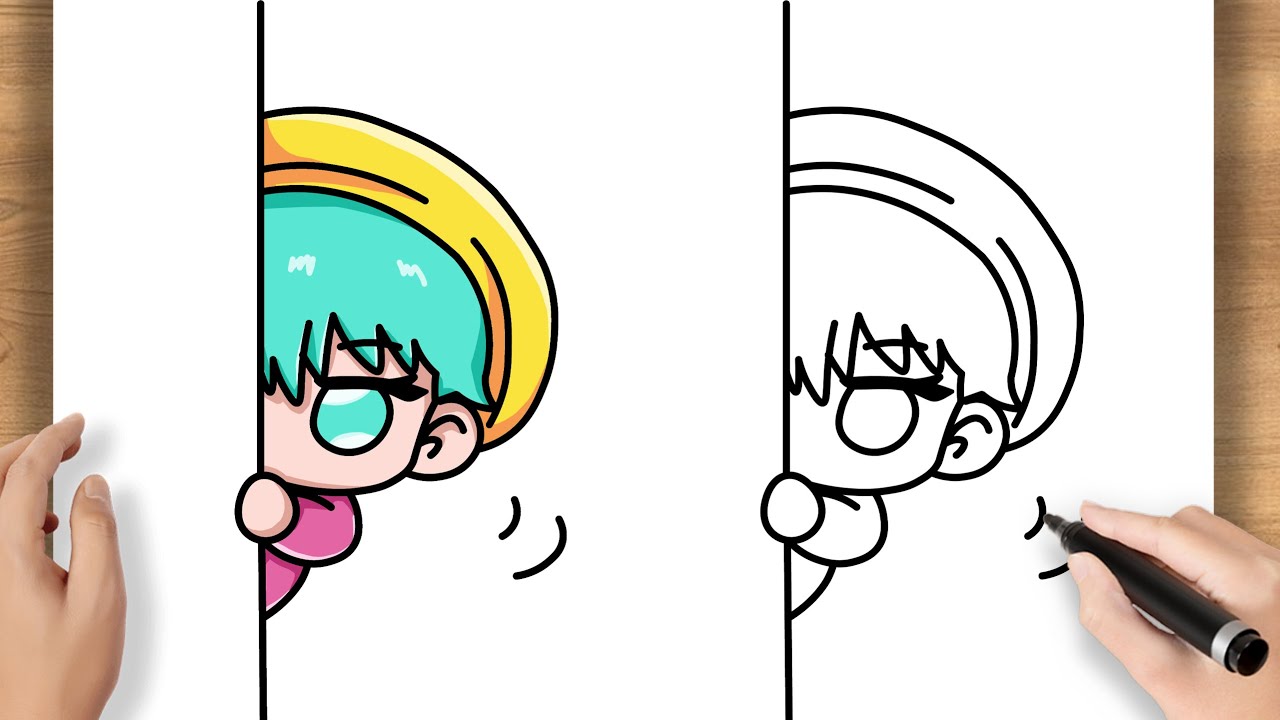 How to Draw Cute Baby Saja | Kpop Demon Hunters