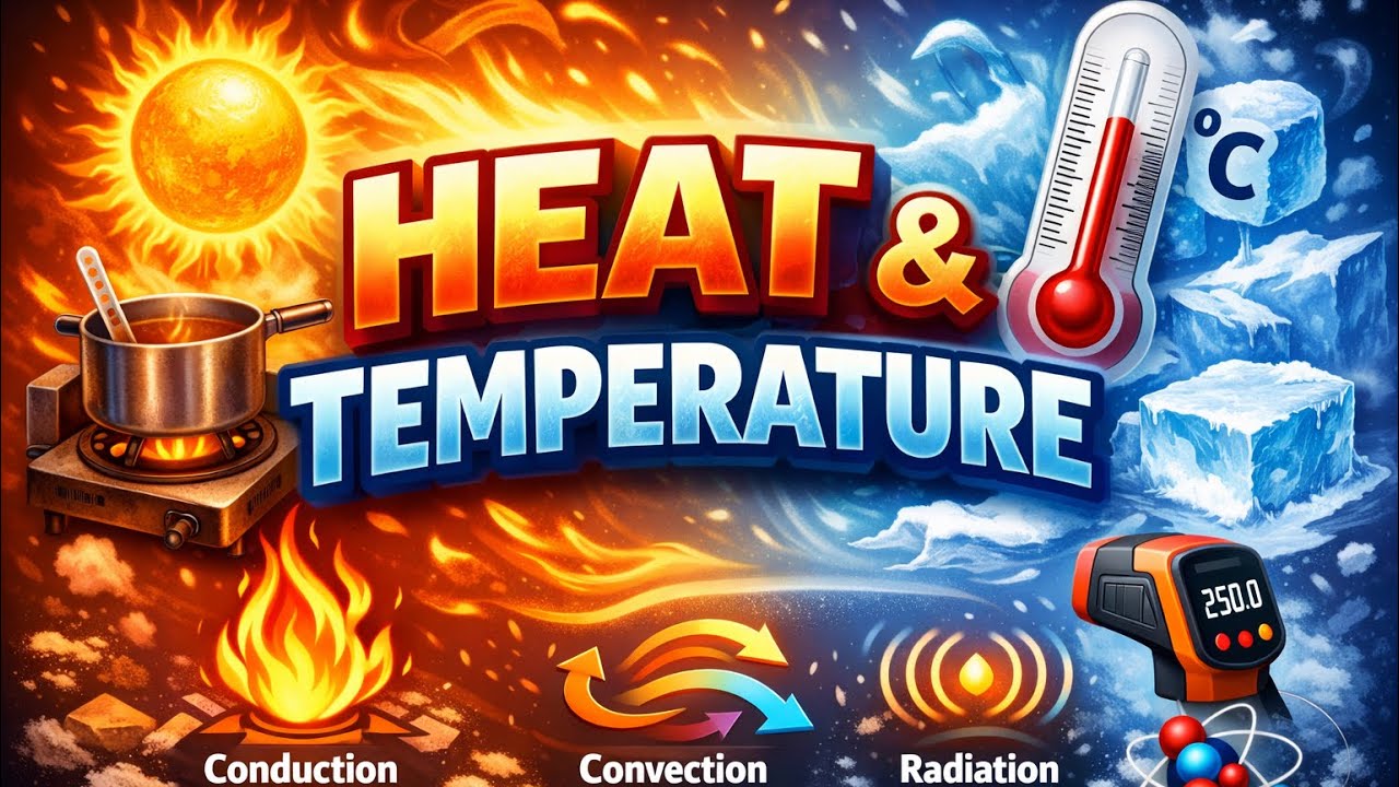 🔥 Heat and Temperature | Physics Basics for Defence Exams 🌡️