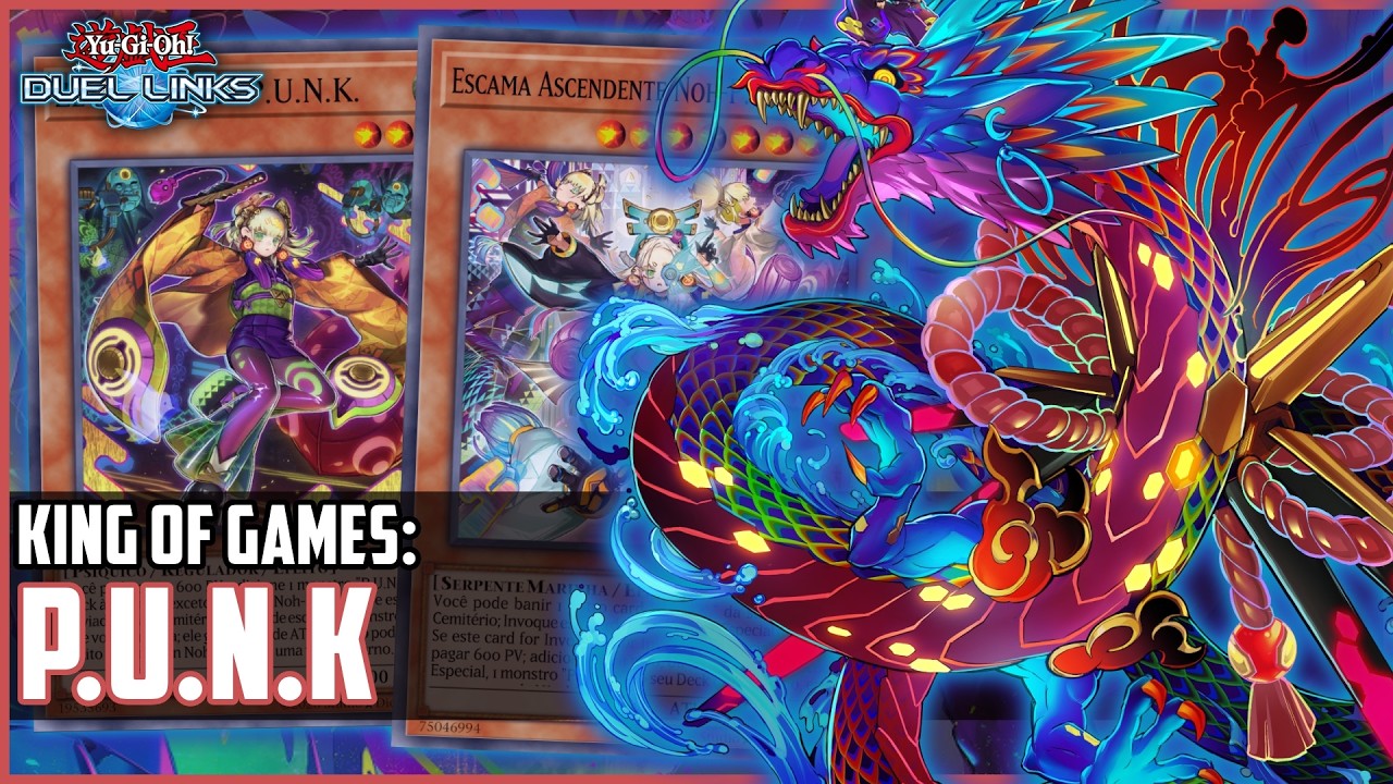 REI DOS JOGOS: PUNK TEM O MELHOR TURNO 1 DO JOGO! [DUEL LINKS]