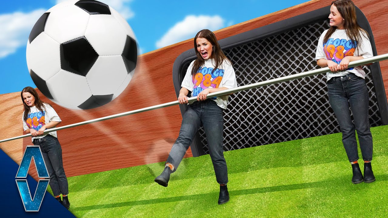 GIANT Human Foosball Challenge!