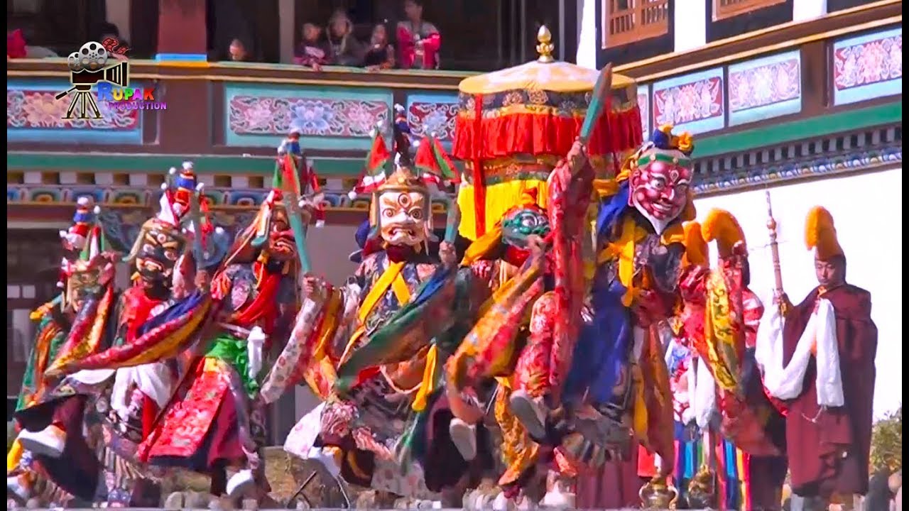 CHAM DANCE || LAMA DANCE IN PAL KARMA ZURMANG SHEDUP CHOKHOR LING LINGDUM MONASTERY || Part - 2