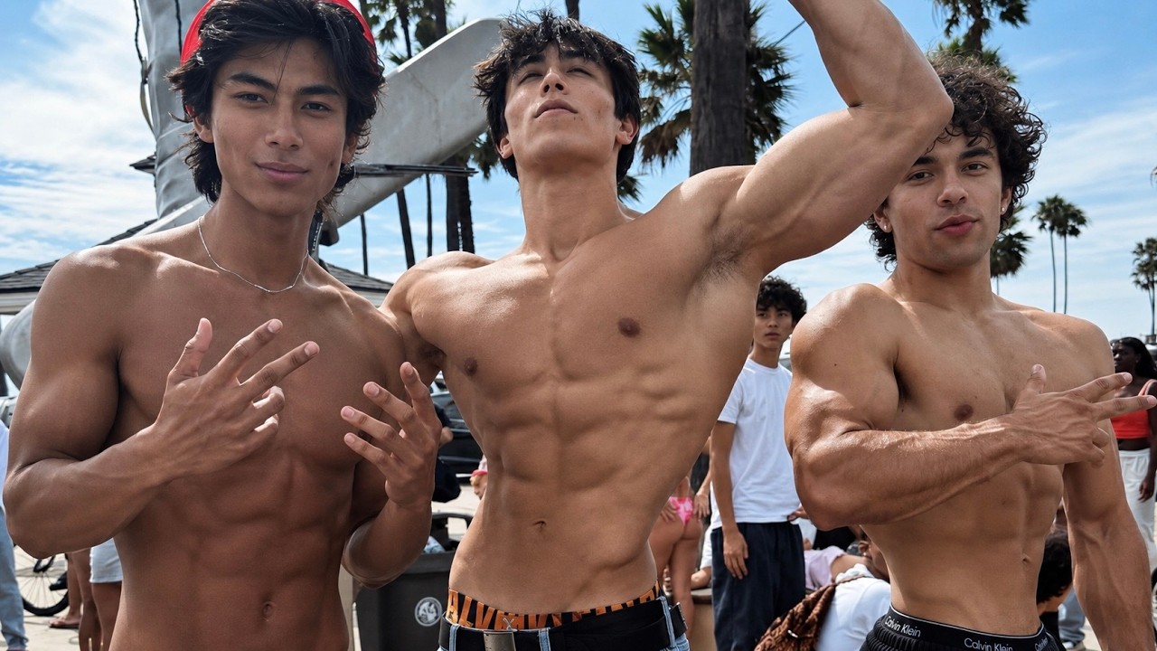 MOGGING NEWPORT BEACH w/ the boys