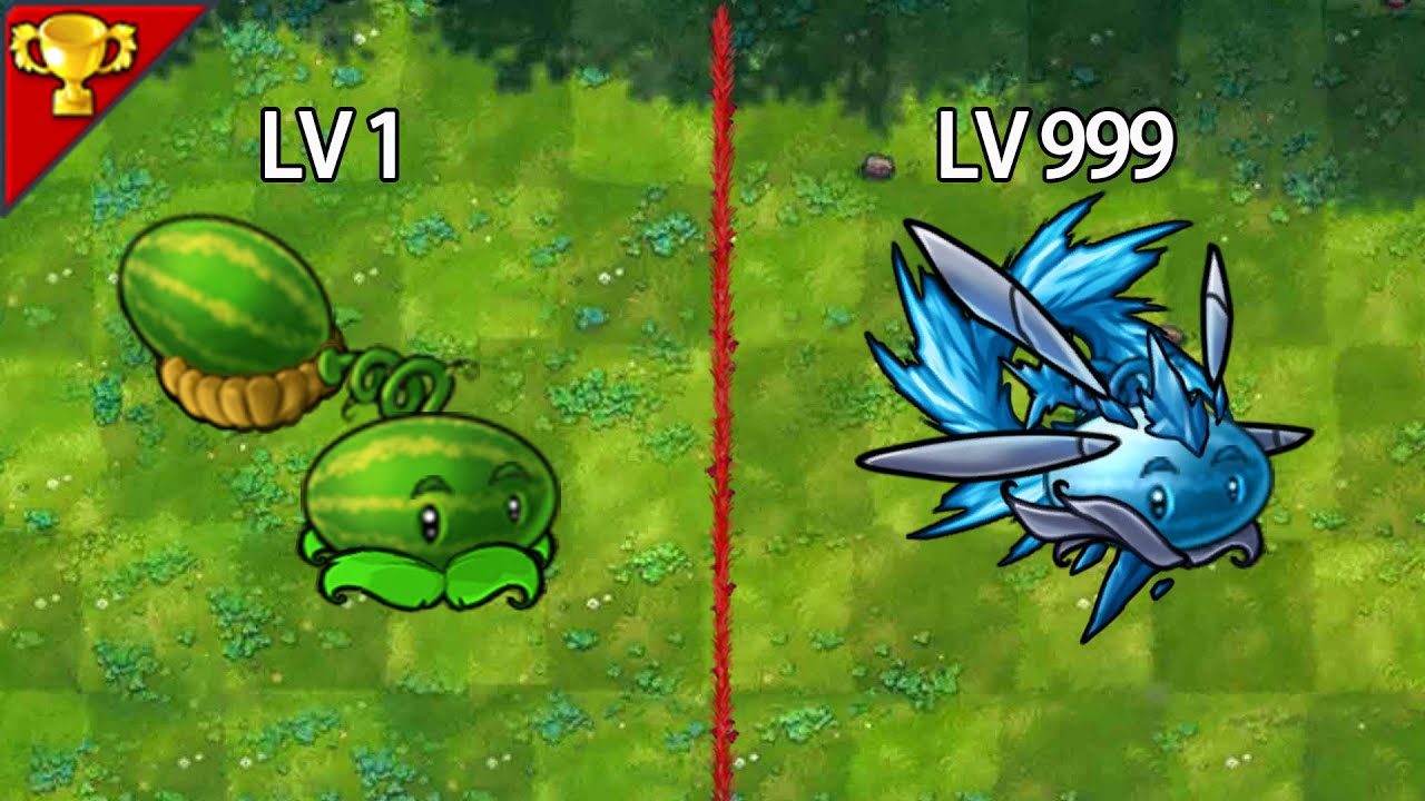 LV999 plant UlimateWinterMelon-------Plants vs Zombies