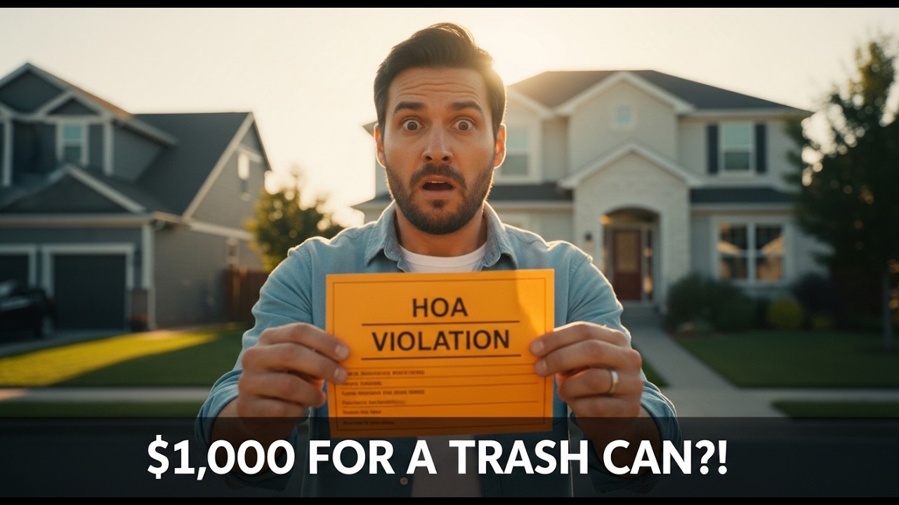 “HOA Charged Me $1,000 for a Trash Can”||“$1,000 Trash Can Fine? My HOA’s Crazy Rules Exposed!”||