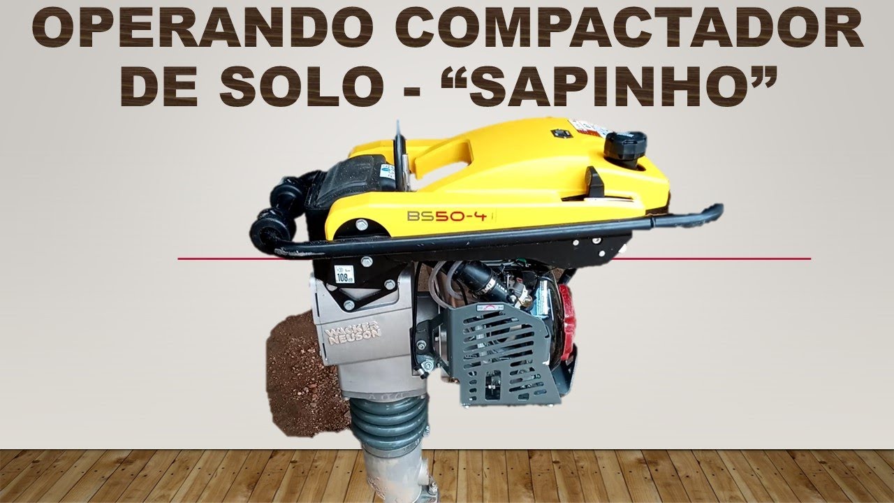 Operando Compactador de Solo - 