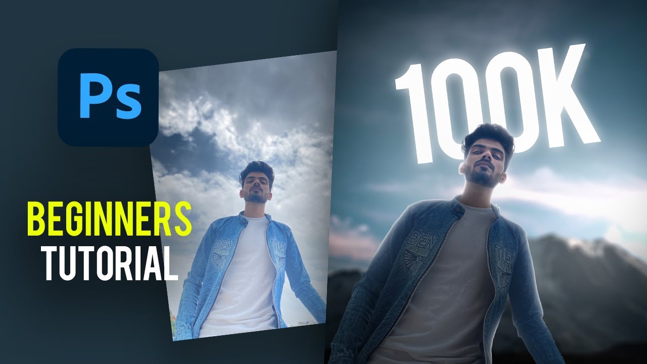 Special 100k Edit For BAROOD GAMING | Photoshop Tutorial For Beginners