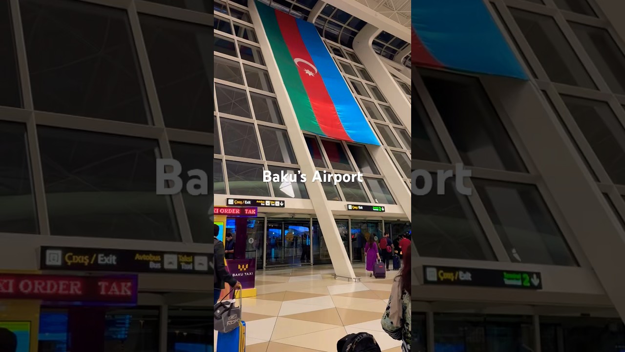 Inside Baku’s Airport | Wings Over Azerbaijan|Exploring Heydar Aliyev International 