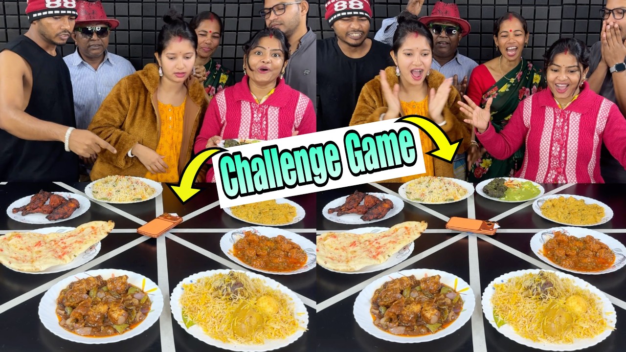 Mutton Biryani Chilli Chicken Kashmiri Pulao Chicken Tandoori Chicken Kabab Naan Food Challenge
