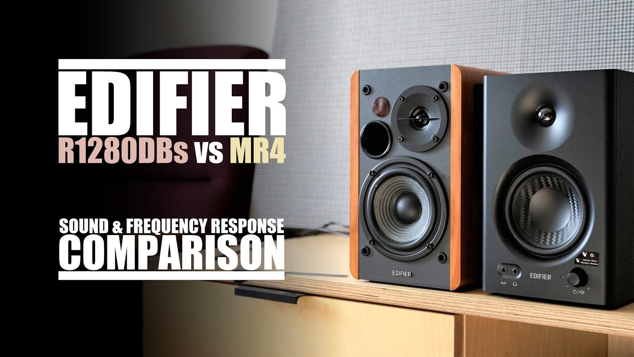 DSAUDIO.review || Edifier MR4 против Edifier R1280DBs || sound.DEMO