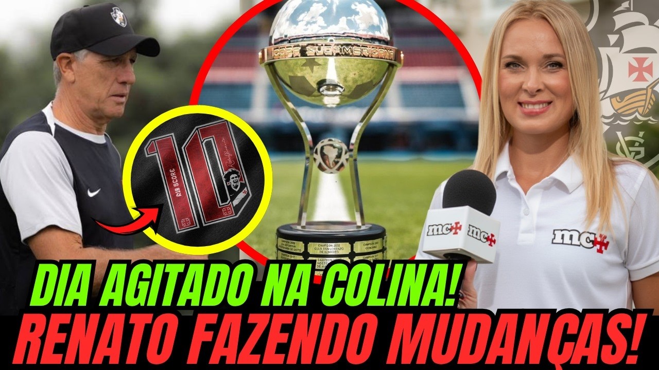 TARDE MUITO AGITADA NO VASCO! RENATO BATE O MARTELO E TORCIDA VAI A LOUCURA NO VASCO!