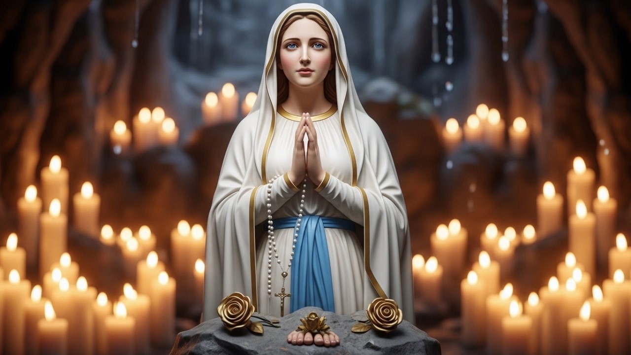 Our Lady of Lourdes Intercedes in Times of Fear | Sacred Chant for Inner Strength