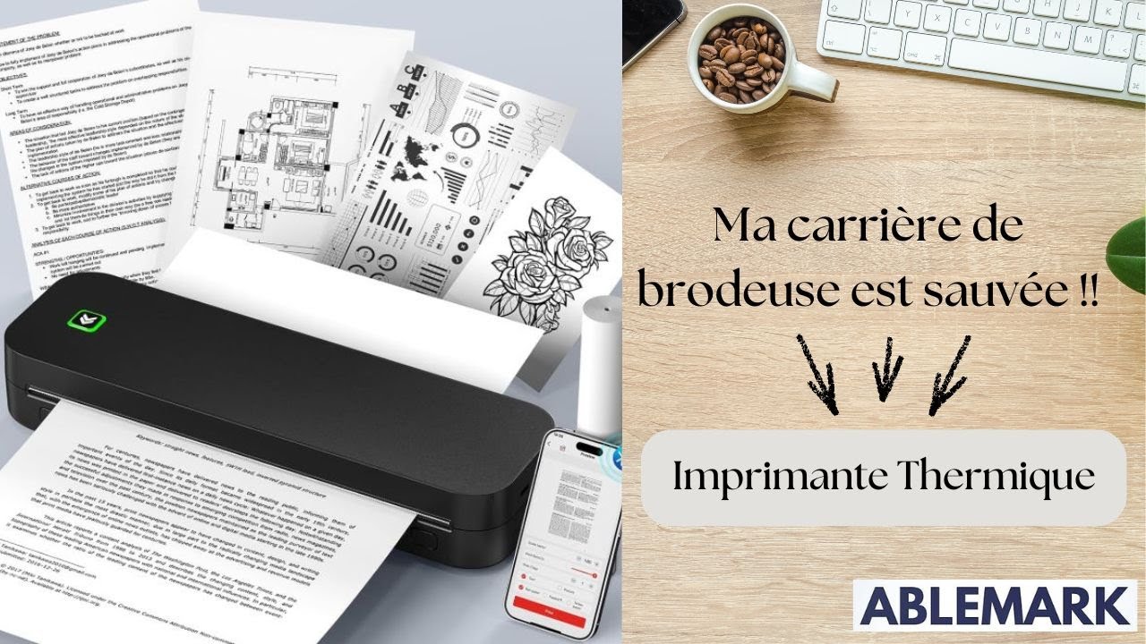 Ma nouvelle imprimante thermique #imprimantethermique #thermique #ablemark #imprimante thermiqueA4