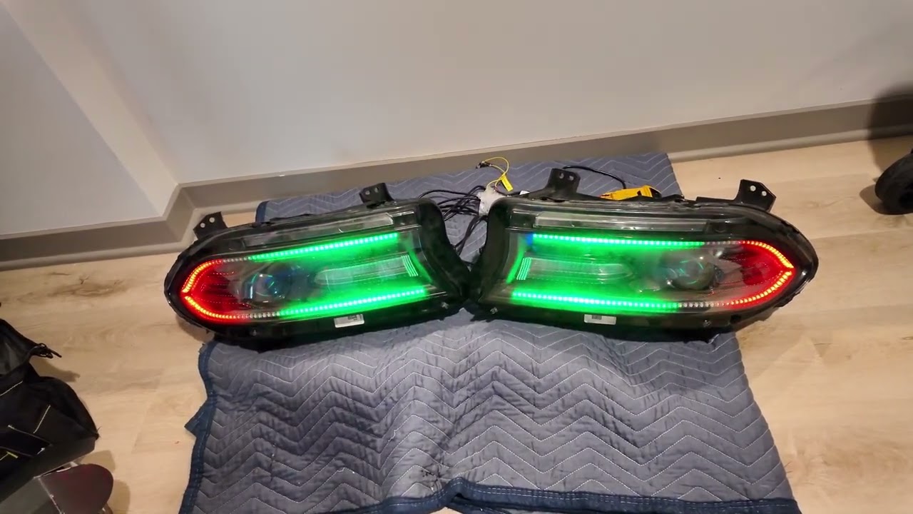 CUSTOM HEADLIGHTS INSTALLED !!!