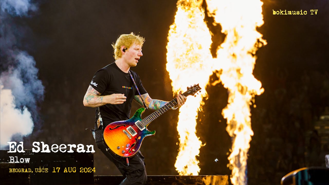Ed Sheeran - BLOW - Live in Belgrade (17/08/2024) BEST QUALITY [4K]