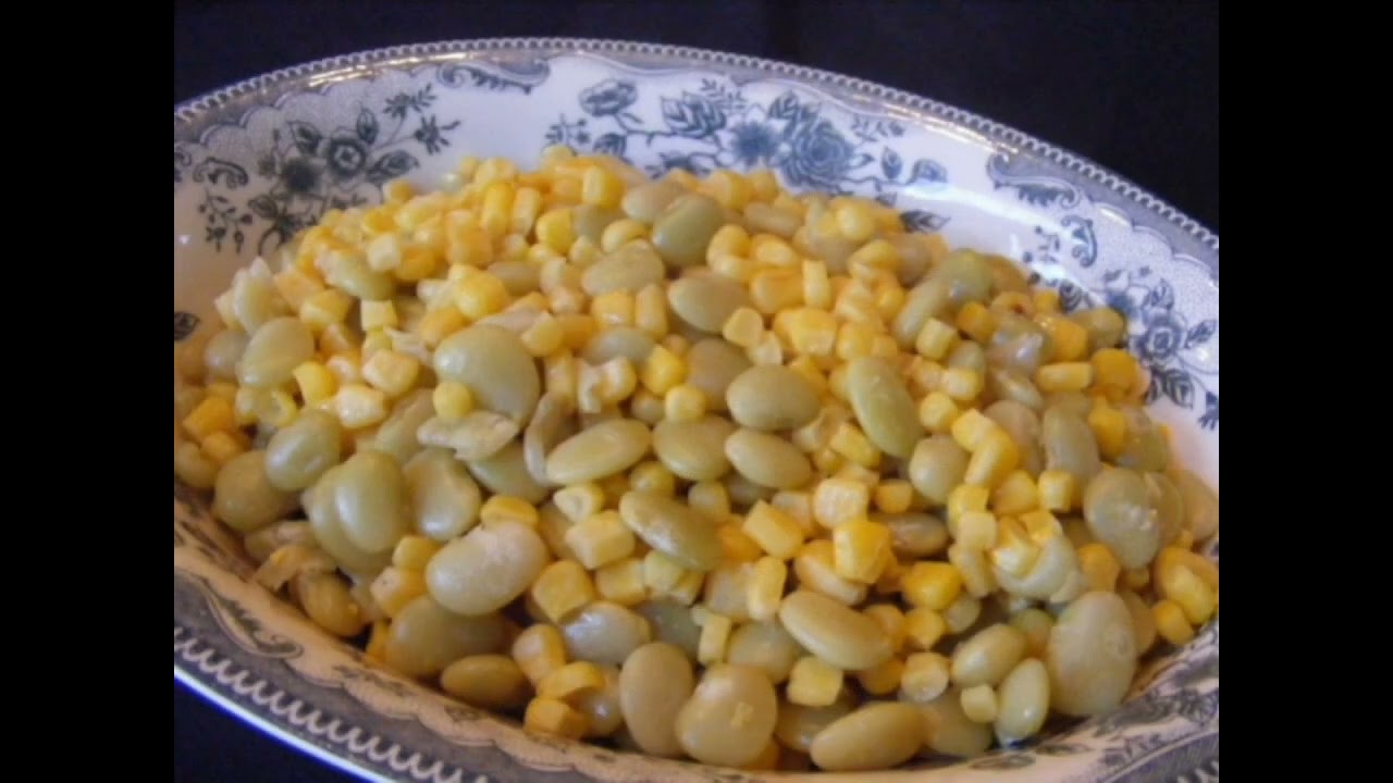 Lima Beans + Corn = Succotash 😋