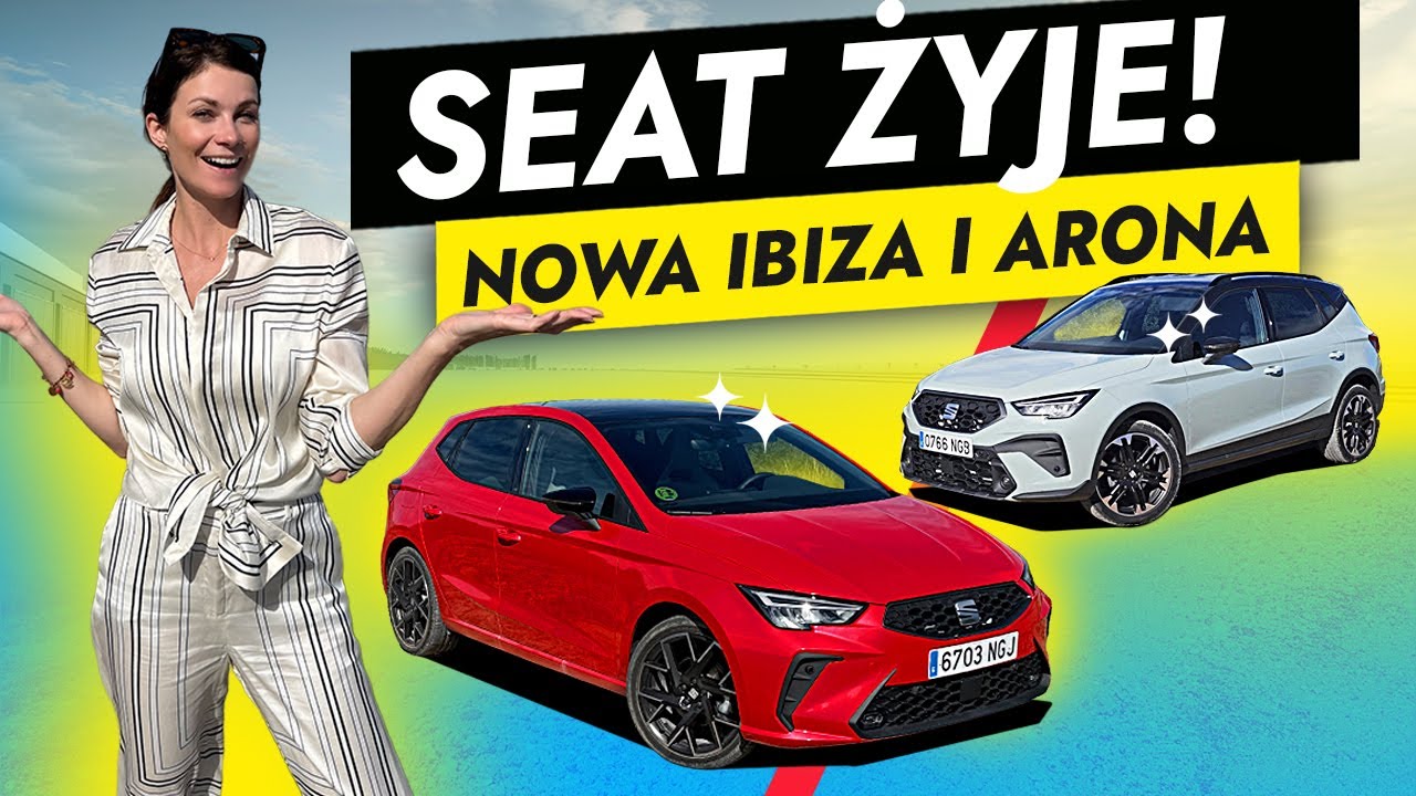 SEAT nie umarł. Odświeżona IBIZA i ARONA.