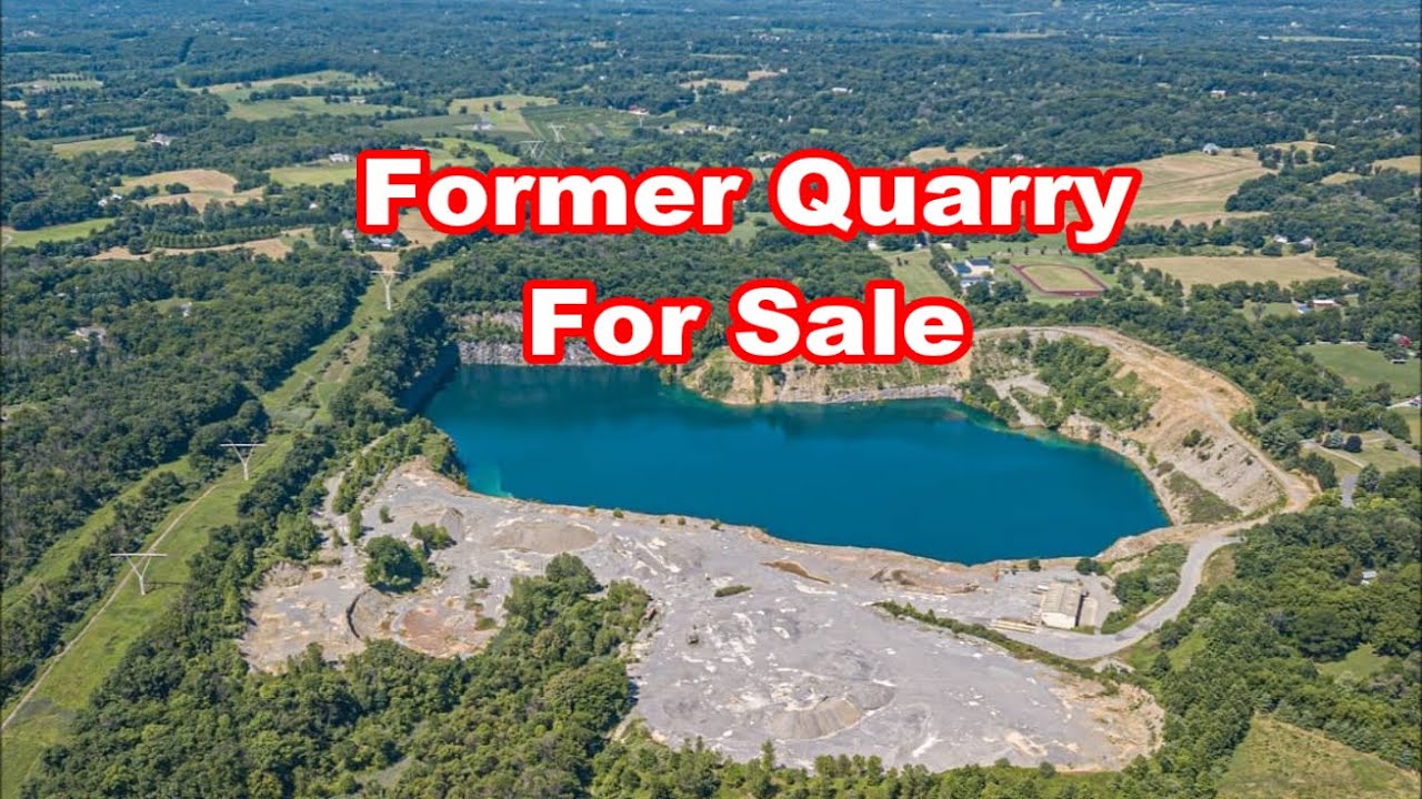 Exploring A 166 Acre former New Hope Quarry That's Up for Auction