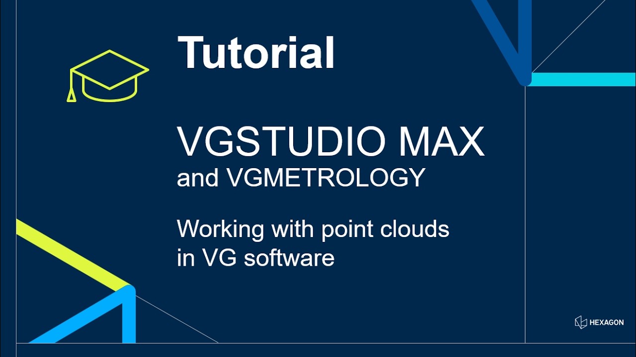 Working with point clouds in VG software: