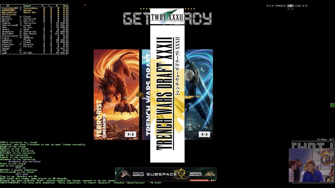 TWDT32 - Week 3 - Javelins - Terrorist vs Cloud