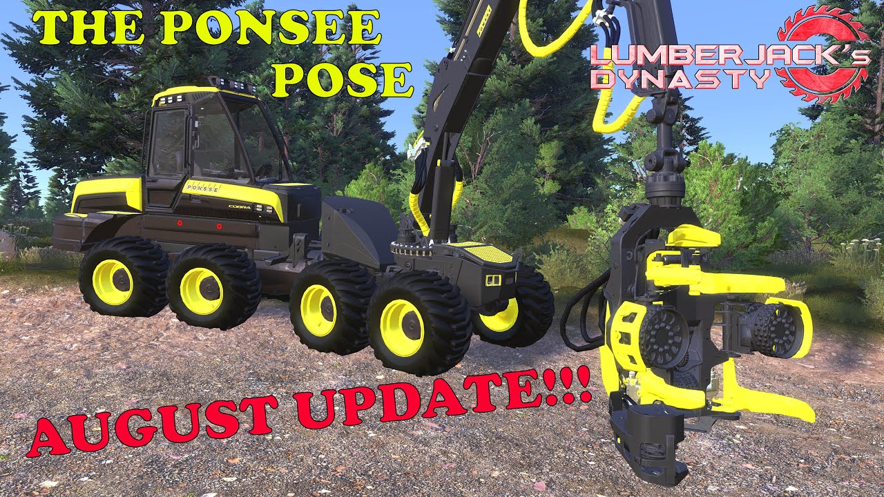 Lumberjack's Dynasty August Update     Ponsse equipment is here