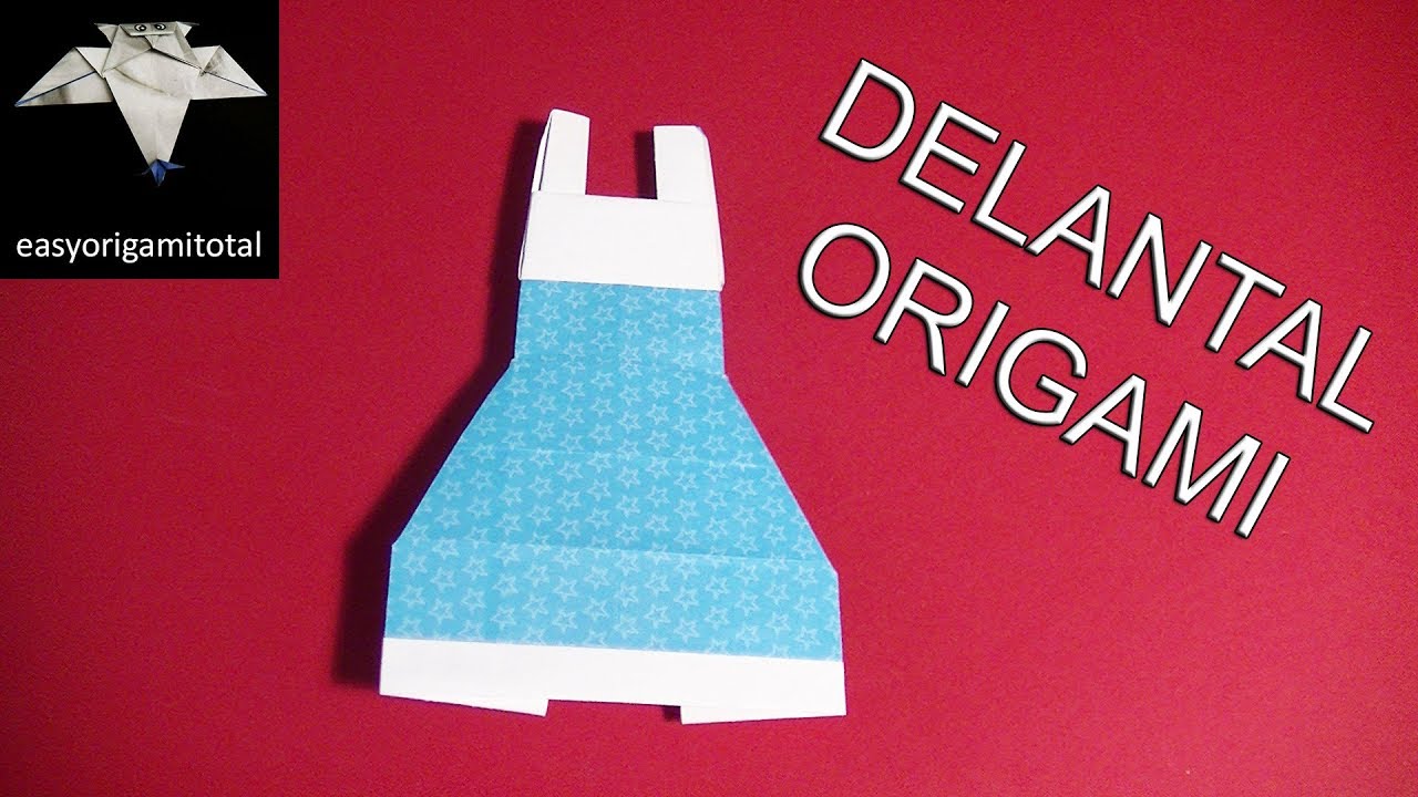 Como hacer un delantal origami