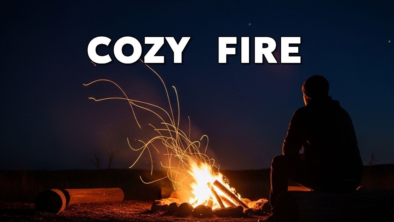 Ambient Fire BGM | Cozy Fire Mood | Relaxing Music for Deep Rest