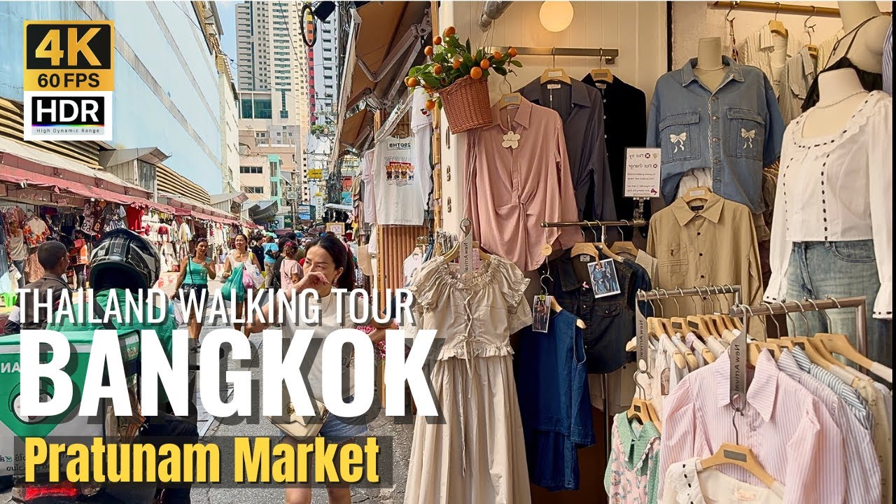 [BANGKOK] Pratunam Market "Explore Bangkok's Largest Wholesales Clothing Market"| Thailand [4K HDR]