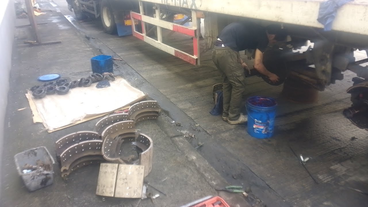 New Rebonding Break Shoe Lining Ready for Installing