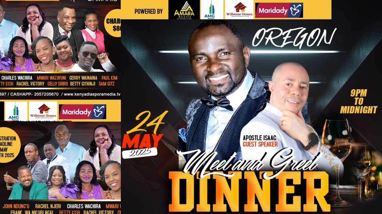 Jeremy Damaris of KDM Oregon Meet & Greet Dinner Streaming by mkenya marekani