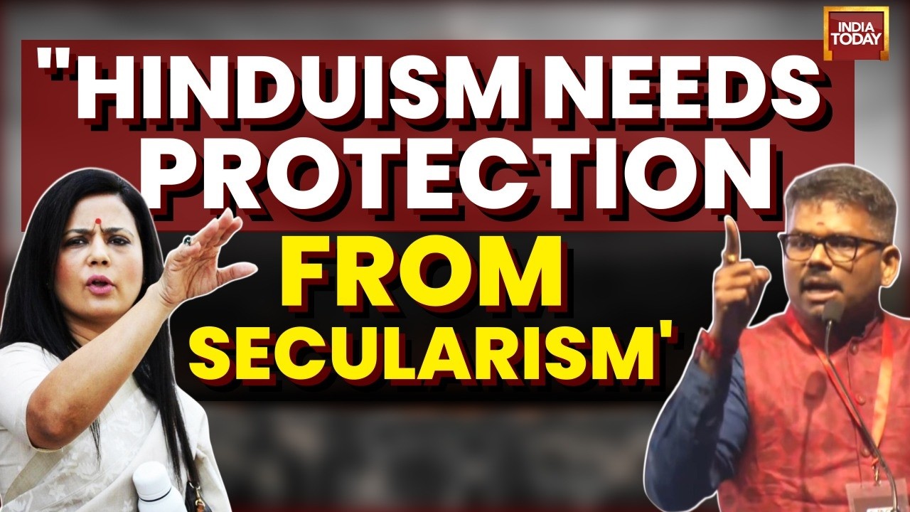 'Hinduism Needs Protection From Secularism': J Sai Deepak vs Mahua Moitra | Hinduism Vs Hindutva