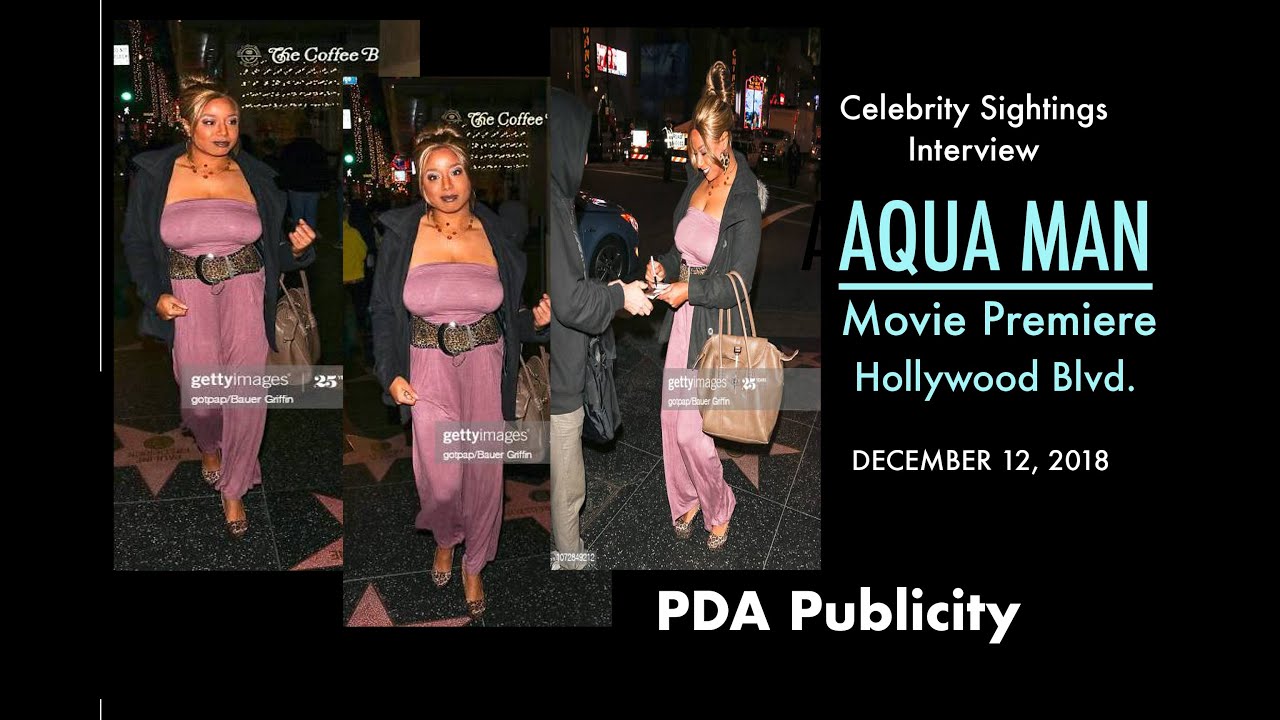 PDA Publicity Interview (Aqua Man Premiere Hollywood Blvd. 2018)