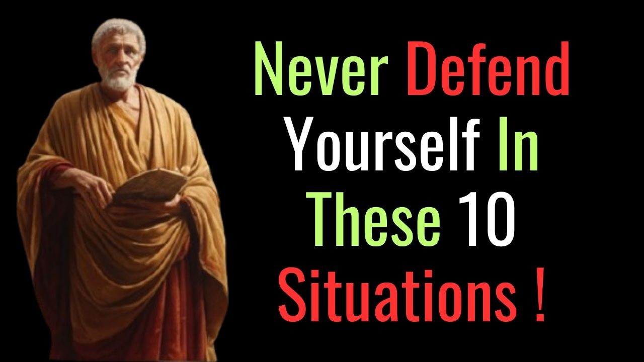 10 Situations You Should Never Defend Yourself Stoic Philosophy