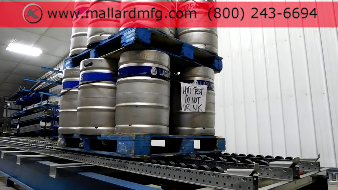 Mallard Heavy-Duty Pallet Flow Keeps Beer Distributon on Top