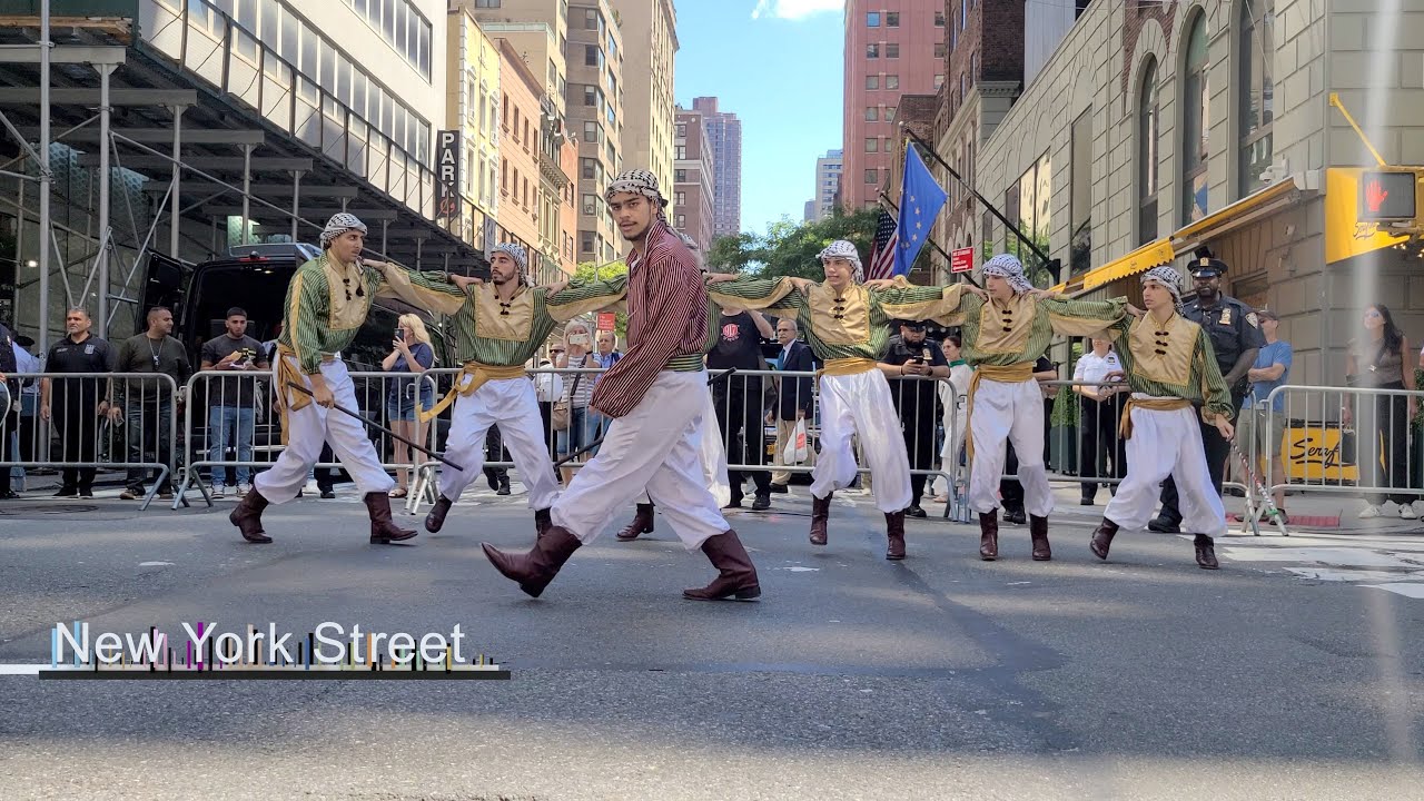Palestinian Dabke Dance NYC From Pakistan Day Parade NYC August 27 2023