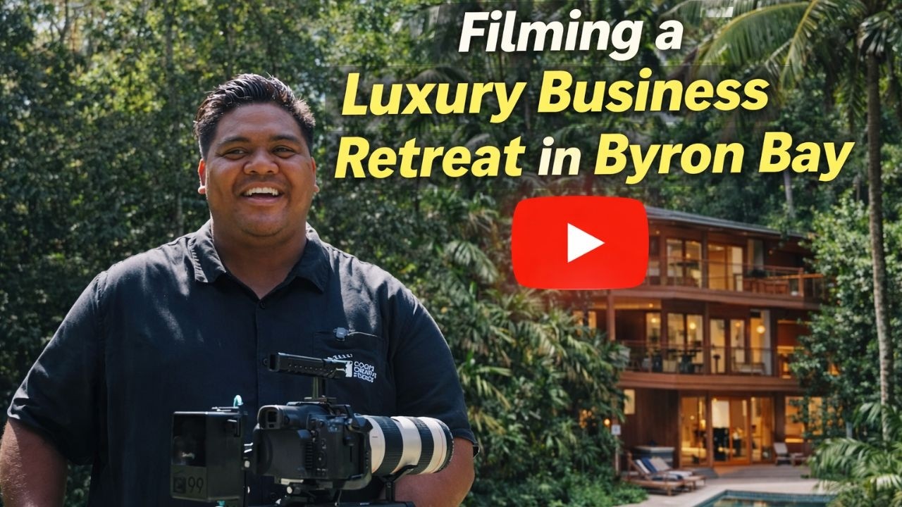 Filming a Luxury Business Retreat in Byron Bay