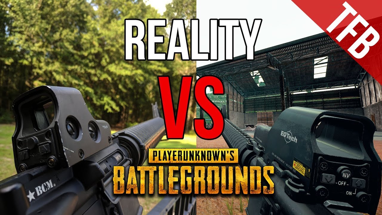 Реальное оружие из PUBG (PlayerUnknown's: BattleGrounds)