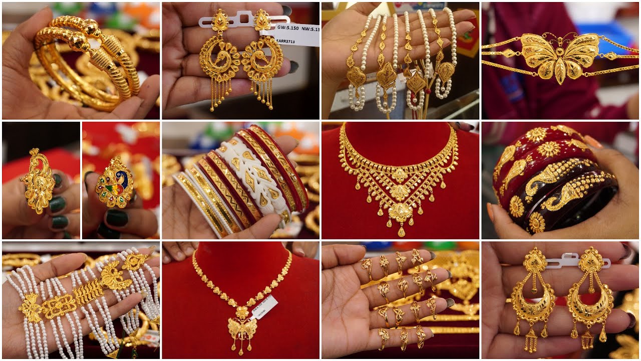 DHAMAKA🔥 Matro 1 Gram Theke Gold Jewellery 😍😲| Necklace/Choker/Sakha/Pola/Tikli/Noya/Earrings 18