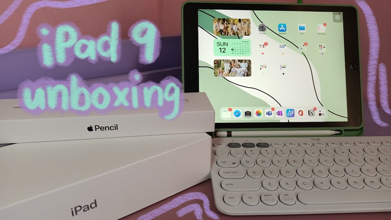 iPad 9th gen unboxing (asmr) 🍎📦 | Audrifeystyle