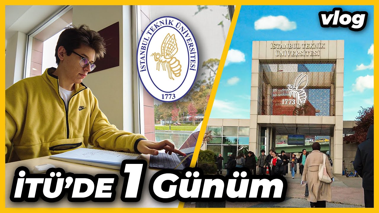 İTÜ'de 1 Günüm Nasıl Geçiyor? - Sınav Haftası #vlog