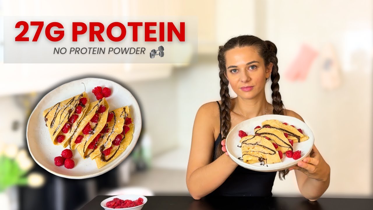 High Protein Crêpes - No Protein Powder