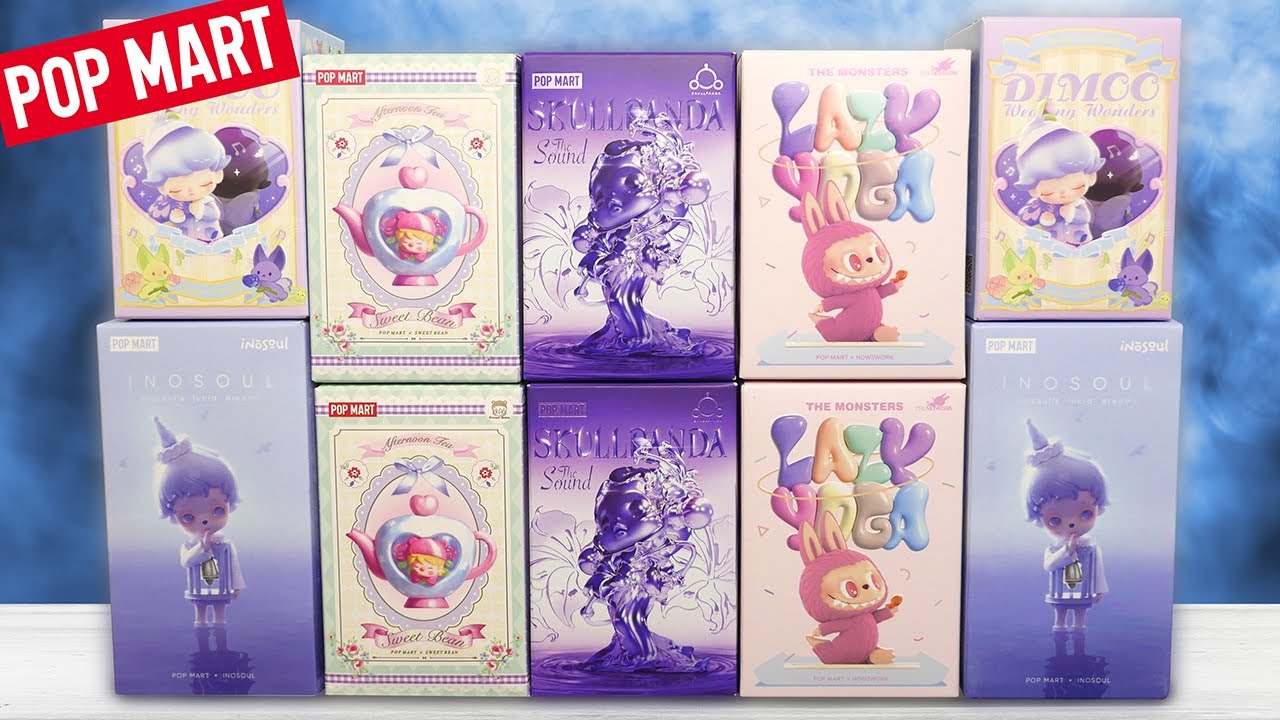10 POP MART BLIND BOXES | SKULLPANDA | Labubu | Dimoo | InoSoul | Sweet Bean